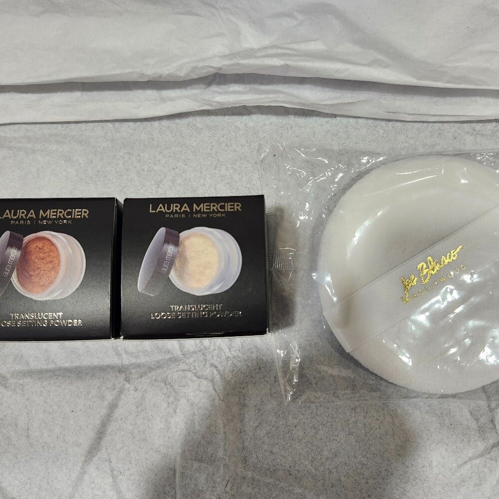 Laura Mercier Loose Setting Powder and powder puff